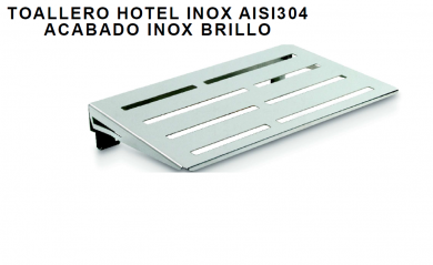 TOALLERO HOTEL I N OX A I S I3 04 ACABADO INOX BRILLO BELTRAN