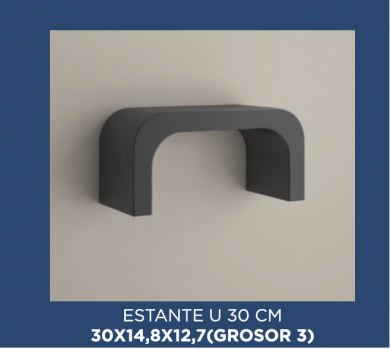 ESTANTE RESINA – FORMA DE U SERIE OHU DE DUPLACH