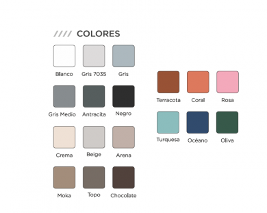 ESTANTE RESINA – FORMA DE U SERIE OHU DE DUPLACH