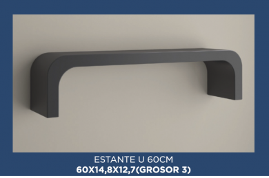 ESTANTE RESINA – FORMA DE U SERIE OHU DE DUPLACH