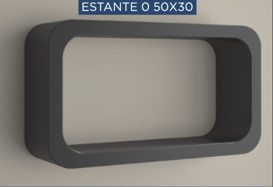 ESTANTE RESINA – FORMA DE O SERIE OHU DE DUPLACH