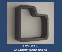 ESTANTE RESINA – FORMA DE L SERIE OHU DE DUPLACH