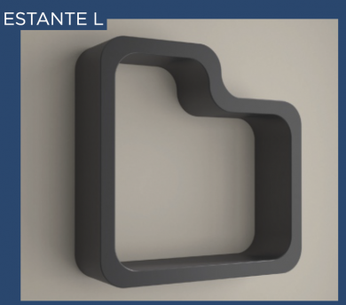 ESTANTE RESINA – FORMA DE L SERIE OHU DE DUPLACH