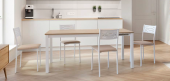 CONJUNTO MESA Y SILLAS MEGHAN ECO. CAUXI