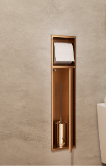 ESCOBILLERO EMPOTRADO PORTA - ROYO SERIE EGEAN DE MEDIMEX NUEVO  EN STOCK NOVEDAD