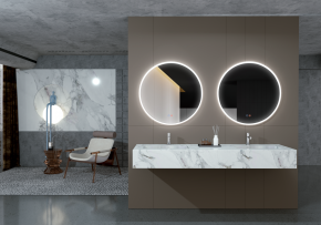 ESPEJO DE BAÑO CON LUZ LED LEDIMEX ATENAS 
