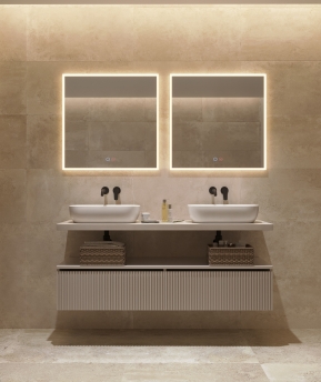 ESPEJO DE BAÑO CON LUZ LED LEDIMEX BOSTON EN STOCK