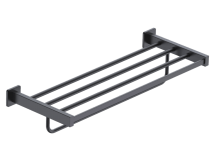 TOALLERO MÚLTIPLE  TECHNIC DE NEGRO MATE MEDIMEX EN STOCK