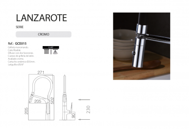 Grifo cocina imex lanzarote
