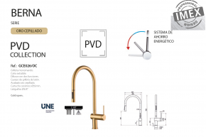 imex berna oro cepillado
