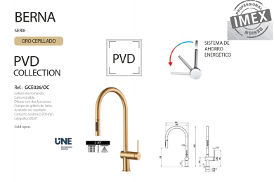 imex berna oro cepillado
