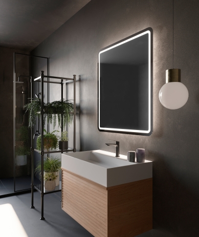 Espejo de baño con luz LED Ledimex Austria
