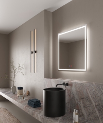 ESPEJO DE BA&Ntilde;O CON LUZ LED HOLANDA - LEDIMEX STOCK
