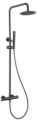  COLUMNA DE DUCHA TERMOSTATICA IMEX SERIE N&Aacute;POLES BLACK (BTN047/BGM) | EN STOCK