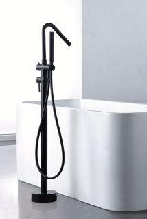 GRIFERIA EXENTA PARA BA&Ntilde;ERA IMEX SERIE CORCEGA MONOMADO - NEGRO MATE EN STOCK