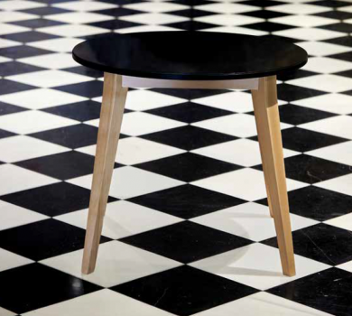 Mesa redonda extensible Sintra 20. Mesinor