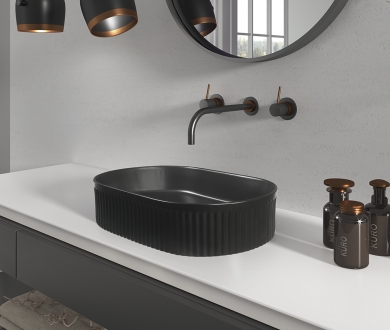 Nuevos lavabos en Decoraciones La Mancha

Lavabos de diseño contemporáneo

Lavabos sobre encimera

Lavabo negro mate, blanco mate y piedra natural

Lavabo elegante y duradero