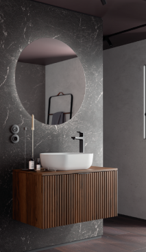 MUEBLE DE BA&Ntilde;O SUSPENDIDO BIBA 2 CAJONES CON ENCIMERA. SALGAR