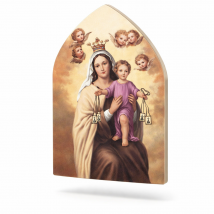 Foto Memorial en Porcelana Forma de Punta