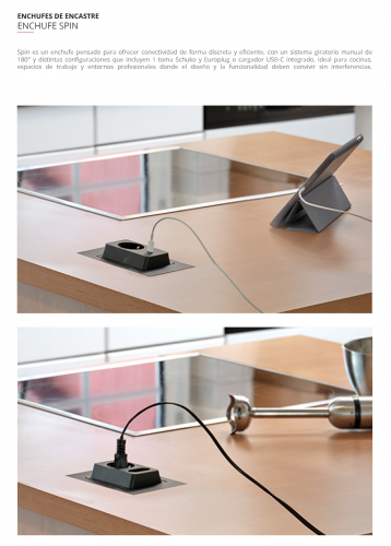 enchufe empotrable premium

enchufe de encastre cocina

enchufe oculto para encimera

enchufe escamoteable cocina

enchufe integrado en encimera

enchufe giratorio 180 grados

enchufe de diseño para cocina

enchufe empotrable con USB-C

enchufe Schuko empotrable

enchufe oculto para muebles

soluciones eléctricas para cocina premium

accesorios premium para cocina

soluciones eléctricas para cocina premium

accesorios premium para cocina

enchufe para isla de cocina

enchufe integrado para mobiliario

enchufe discreto para encimera

enchufe de superficie enrasada

enchufe moderno para cocina

enchufe de encastre negro mate

SPIN Cucine Oggi

