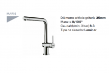 Grifo de Cocina Franke Active Window Swivel Cromo Extra&iacute;ble