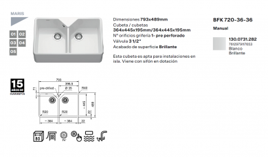 fregadero Franke Fraceram BFK 720-36-36 blanco doble cubeta
fregadero cerámico Franke bajo encimera dos cubetas
fregadero Franke cerámica resistente calor manchas
fregadero cocina blanco brillante Franke Fraceram
fregadero Franke grande doble cubeta cocina isla
fregadero Franke cerámica elegante cocina moderna
