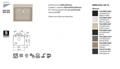 comprar fregadero Franke Maris MRG 610-52 TL
fregadero Franke 60 cm una cubeta Fragranite
fregadero Franke sin escurridor 60 cm
fregadero Franke Fragranite con 3 orificios grifería
fregadero cocina Franke con sifón incluido
fregadero Franke negro mate Fragranite
fregadero Franke blanco polar Fragranite
fregadero Franke Onyx Fragranite
fregadero Franke Stone Grey Fragranite
fregadero Franke Oyster Fragranite
fregadero cocina moderno alta resistencia cuarzo
fregadero Fragranite fácil limpieza Franke
fregadero cocina premium Franke 60 cm
fregadero Franke encastre 560 x 510