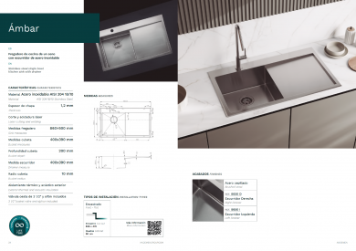 Andemen Ámbar 860x500 – Fregadero de Acero con Escurridor
Fregadero Acero Inoxidable Ámbar Andemen 860x500 1 Seno
Fregadero Ámbar Andemen con Escurridor 860x500 Cocina
Fregadero Andemen Ámbar 860x500 Acero Inoxidable con Escurreplatos
Fregadero Rectangular Ámbar Andemen 860x500 1 Cubeta