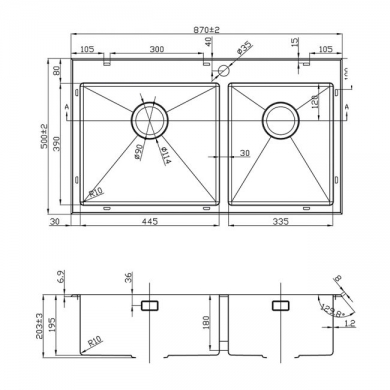 fregadero doble cubeta acero inoxidable
fregadero rectangular de doble cubeta
fregadero de dos cubetas
fregadero acero inoxidable AISI 304
fregadero cocina doble cubeta
fregadero encastrado
fregadero 87x50 cm
fregadero acero cepillado
fregadero de acero inoxidable grande
fregadero Andemen
fregadero Topacio