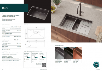 fregadero acero inoxidable AISI 304
fregadero bajo encimera 740x440
fregadero sobre encimera acero inoxidable
fregadero enrasado acero inoxidable
fregadero cocina 1 cubeta
fregadero acero inoxidable 70x40
fregadero acero inoxidable cepillado
fregadero cubeta grande
fregadero AISI 304 18/10
fregadero Rubí