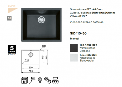 fregadero bajo encimera Franke
fregadero Franke Sirius
Franke SID 110-50
fregadero Tectonite
fregadero sintético bajo encimera
fregadero de una cubeta
fregadero cocina bajo encimera
fregadero negro Franke
fregadero blanco Franke
fregadero Carbone Franke
fregadero Blanco Polar Franke
fregadero 52,5 x 44 cm
fregadero para mueble de 60 cm
fregadero con sifón
fregadero con válvula 3½