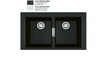 FRANKE FREGADERO MODELO SIRIUSS 2D 620-35-35 TL  TECTONITE