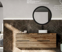 MUEBLE DE BA&Ntilde;O SUSPENDIO 2 CAJONES RUANDA. MAESTRE
