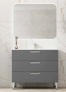 CONJUNTO MUEBLE DE BA&Ntilde;O Y LAVABO LUNA 3C - CAMPOARAS